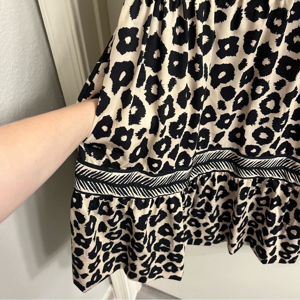 Gretchen Scott Teardrop Dress Cheetah Print XL - Picture 7 of 14